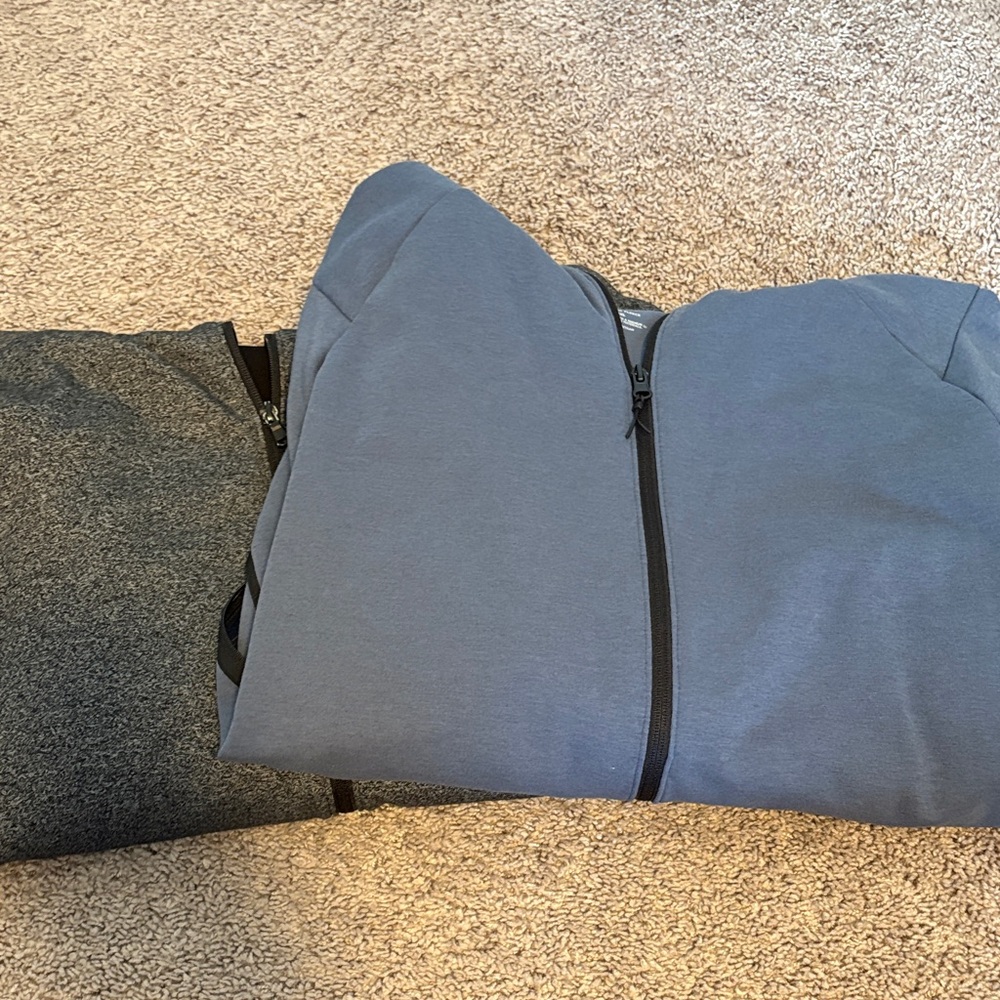 2 Blue and Gray Old Navy Zip-Up Jackets